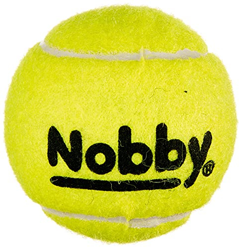 Nobby Pelota de Tenis Squeaker M, 6,5 cm, 1 Paquete (1 x 3 Unidades)