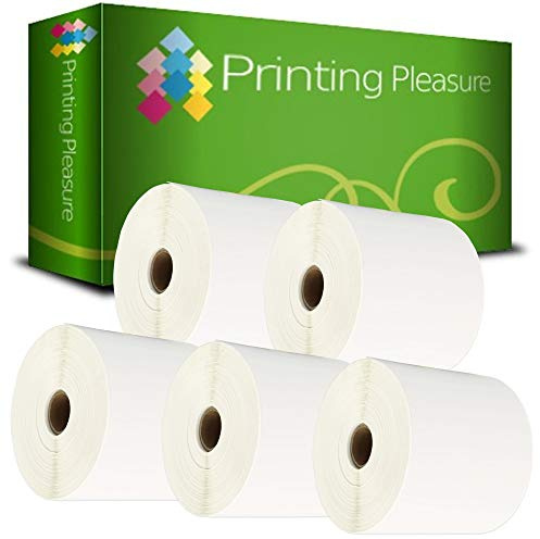 4x6 Thermal Labels,100mm x 150mm,White Permanent Adhesive Shipping & Mailing Labels Rolls Compatible with Thermal Transfer & Direct Printers(500/Roll 5 Rolls)