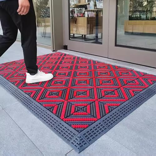 Alfombras de Pasillo Felpudo Resistente Para Puerta, Alfombra Antideslizante Impermeable De Retales Para Puerta, Mercado Junto A La Piscina, Tapetes Comerciales Para Exteriores ( Size : 75x120cm/29.5x