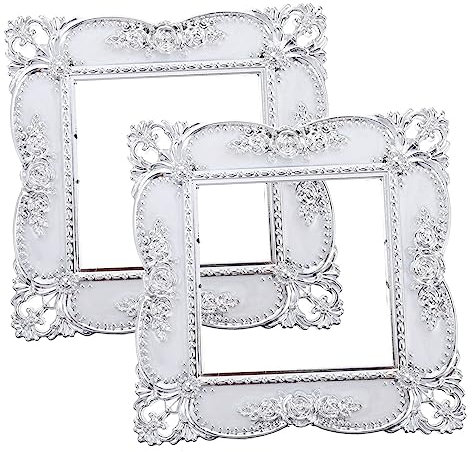 Gadpiparty 2st Schalteraufkleber Aus Acryl Blumendekorationen Leichte Abdeckung Acryl-aufkleber Schutzabdeckung Wechseln Aufkleber Für Wandschalter Ländlich Dekorative Abdeckung Weiß