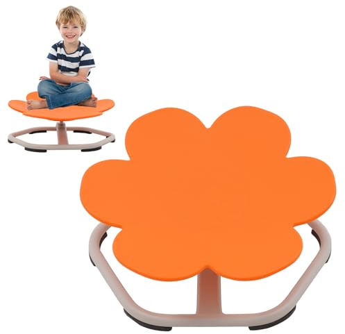 Sedia a sensore carosello per Bambini, Girevole a 360°, Giocattolo con sensore di autismo, per Ragazzi e Ragazze, Sgabello Girevole per Allenamento di coordinazione Fisica ed Equilibrio