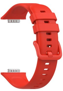 TPU Fodralband För huawei klocka passar 2 remmar Silikonersättningsurband smartwatch sport handledsarmband Passar 2 Tillbehör, röd, För Huawei klocka passar 2