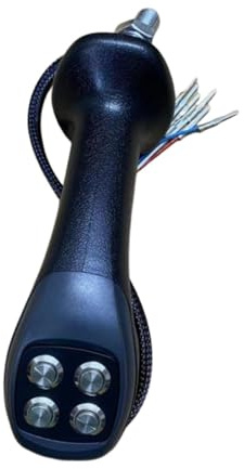 Colcolo Maniglia di presa a 4 pulsanti per leva di controllo dell'escavatore gommato, maniglie del joystick dell'escavatore, per La Mano Destra