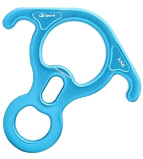 hindraem Descendeur 50 KN Facile à contrôler, conçu pour Une Manipulation Fluide de la Corde en Descente. Dispositif de Rappel pour équipement de Descente.