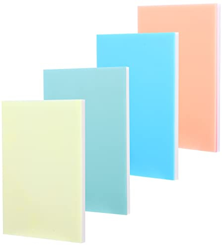 STOBOK 4 Stück Gummi-Schnitzblöcke Stempelherstellungs-Set Gummistempel-Schnitzblöcke Doppelschicht-Gravurblöcke für Druckgrafik-DIY-Bastelprojekte