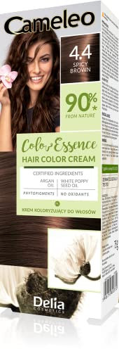 Cameleo - Color Essence - Crema Colorante - Marrone piccante - Colorazione “TONO SU TONO” - Effetto Fino a 8 Lavaggi - Colore Naturale e Profondo - Rinfresco del Colore - Nutrimento - 75g
