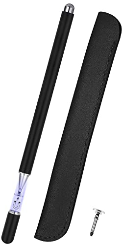 Tablet Stift für Alle Tablets, Touchscreen Stylus Pen Eingabestifte Kompatibel mit Tablets, Handy, iPhone, iPad, Samsung Galaxy, Surface, Lenovo, Xiaomi, Chromebook, Android iOS usw, Schwarz