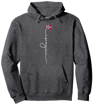 Norway Signature Norwegian Flag Pullover Hoodie