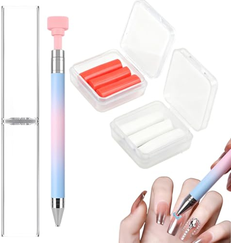 OIXYAZ Kit de Lápiz de Cera para Pintura de Diamantes - 1 Lápiz de Cera + 2 Botes de Cera Especial, Accesorios para Manualidades Creativas