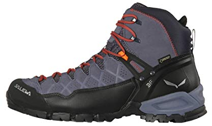 SALEWA, Alp Trainer Mid Gore-Tex Herrenwanderstiefel, Schwarz, 43