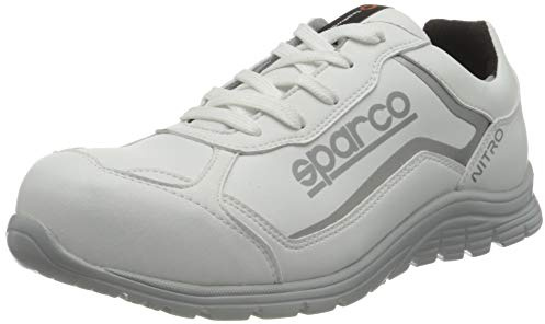 Sparco - Nitro Hannu ESD S3L SR FO - Calzado de Seguridad Unisex para Correr - Calzado de Trabajo Repelente al Agua - Puntera compuesta - Suela Antideslizante - Transpirable - EU 43