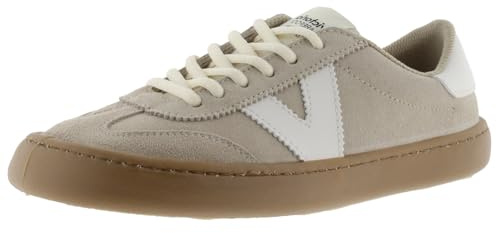 Victoria Basket Basse Unisexe Olmo Croûte De Cuir Barefoot & Pièces en Contraste & Semelle Caramel 1186103 pour Adulte Arena 41