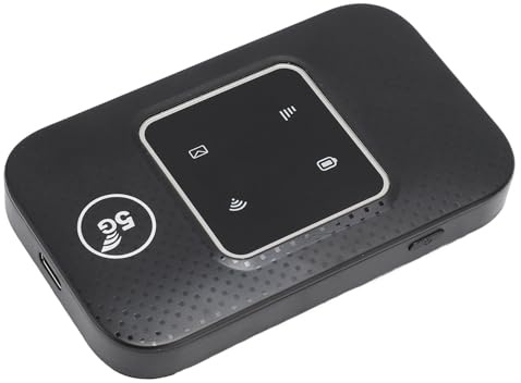 RASTKY Hotspot WiFi Portatile con Slot per Scheda SIM, 150 Mbps, Durata della Batteria 3000 mAh, Supporta Fino a 10 Dispositivi, Router WiFi Mobile 4G LTE per Viaggi in Tutta Europa Parole Chiave