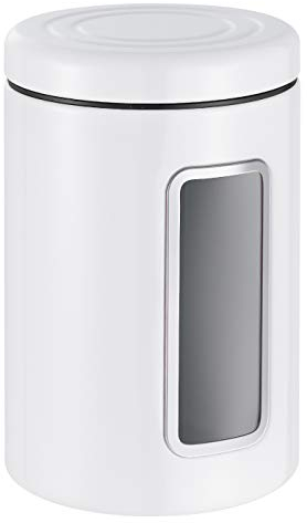 Wesco Vorratsdose Classic Line 2 Liter weiß, 12.5 x 12.5 x 18.9 cm