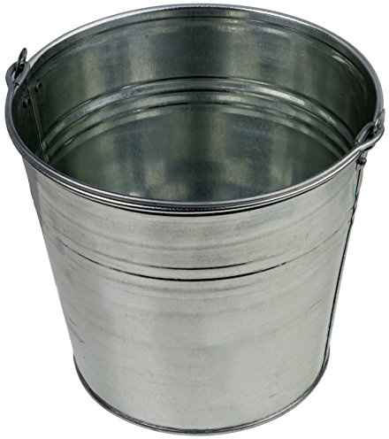 Zinkeimer Blecheimer verzinkt 15 Liter Wassereimer Metalleimer Eimer Dekoeimer (15 Liter)