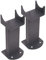 Warmehaus Floor Mounting Brackets for Oval Column Radiator 2PC/Set Anthracite