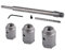 Broca Para Muro De HormigóN/Cemento Con 30/40/50MM ExpansióN, Manija Redonda Sds MáS VáStago Pared Broca, Para Aires Acondicionados, Campanas O Lavadoras, Perforadoras De TuberíAs, Etc