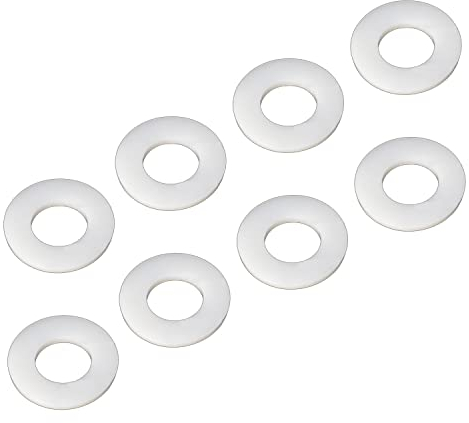 Qrity 20Stück Flach Unterlegscheiben, 24mm Dichtungen aus Silikon, Wasserhahn Dichtringe, für G 3/4 Wasserhahnrohre, Dusch Brausekopf