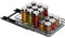 MAYZOLOP Gewürzregal, Gewürzregal Ausziehbar, Schrank Organizer Küche, Gewürzregal Stehend, P26.4*L17.2*H5.6CM