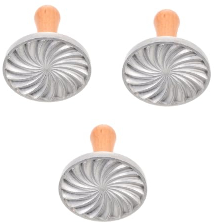 Cabilock 3 Moldes Para Galletas Molde Para Pastel De Cortador De Concha Galletas De Mantequilla Moldes Para Prensar Galletas Moldes Para Hornear Galletas Galletas Caseras