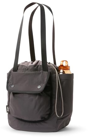 Bellroy Cinch Tote (16 Liter leichte Tragetasche mit externer Organisation, Pop-Taschen, einer Gepäckdurchreiche und einem praktischen Kordelzugverschluss) -Charcoal