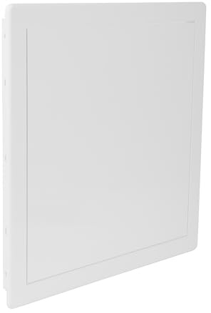 Repa Market Tapa de inspección para paneles de yeso, 300 x 300 mm, cubierta de plástico ABS blanco, caja de fusibles, pared y techo, puerta de inspección de paneles de yeso, tapa de mantenimiento