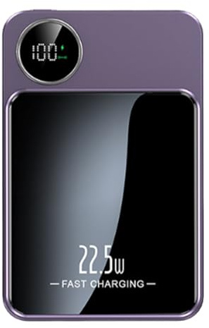 Placa de carga para smartphone, base magnética rápida portátil, 20000 mAh, cargador inalámbrico para teléfono, para auriculares, ordenador, tableta, portátil, reloj inteligente, escritorio, escritorio