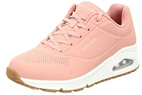 Skechers Femme Uno Stand Air Fashion-sneakers, Rose Durabuck, 38 EU