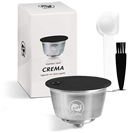 i Cafilas Dolce Gusto Capsule réutilisable Dolce Gusto Capsules de Filtre à café en Acier Inoxydable réutilisables Compatible avec Dolce Gusto Lumio