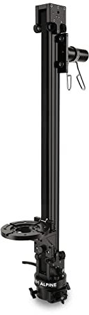 PROAIM Alpine Vertical Tower Mitchell Slider pour caméra avec Base Euro. Charge utile jusqu'à 22,6 kg/50 LB. pour curseurs Robustes, Chariots de Porte, trépieds, charleys et bazookas (SL-ALPN-01)