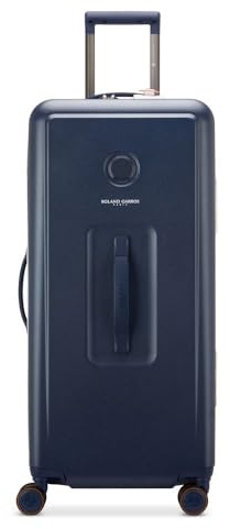 DELSEY Paris - TURENNE 2.0 - Roland Garros Edition - Hartschalenkoffer 80 cm x 36 cm x 37 cm - 91 L - XXL - Blau