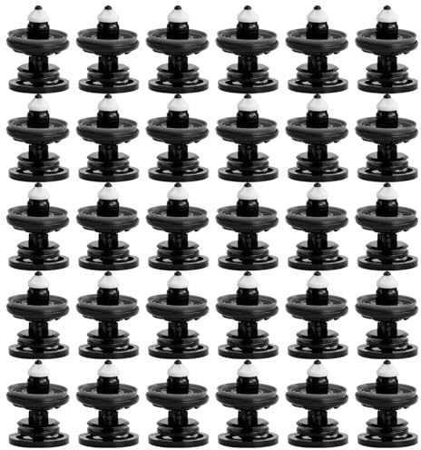 30 clips de fixation voiture clip de panneau de porte de voiture 7L6868243 de fixation de voiture en plastique clips de garniture de porte universels pour T5, A1 A4 A5 A6, Golf 5 6 7