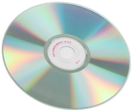 KIMISS Discos CD-R en de Alta Velocidad, Discos Grabables 52X de 730 MB, CD en No Regrabables para Almacenamiento de Imágenes, Música y Datos Digitales