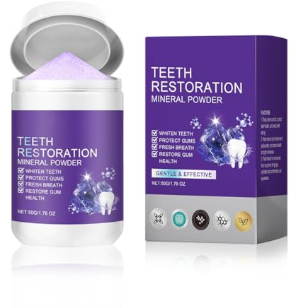 Polvere Sbiancante Denti,Dentifricio Sbiancante Professionale,Sicuro per lo Smalto,Pulizia Profonda e Sbiancamento Denti,Rimuove Macchie e Freschezza Orale