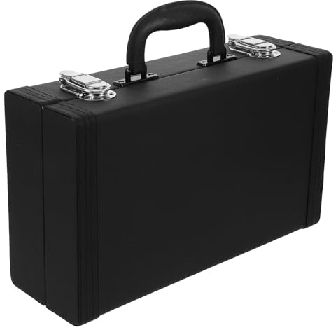 Alasum Estuche Rígido para Clarinete de Estuche de Viaje con Cerradura para Festivales y Fiestas Portátil para Instrumentos Musicales