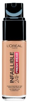 L'Oreal Paris Infaillible 24H Fresh Wear Make-Up in No. 25 Rose Ivory High Coverage 30 ml