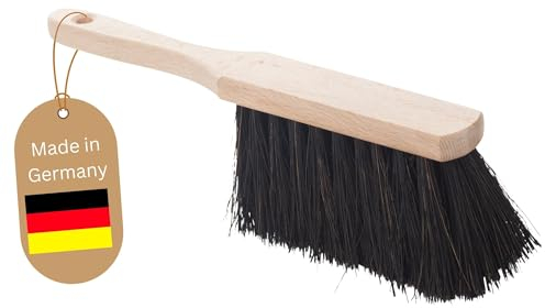 Novaliv Handfeger Klein Arenga Borsten Handbesen Auto Kehrwisch Industriehandfeger Auto Schneebesen Holz Hand Brush Handfeger Grob Handfeger Camping Besen Vorzeltteppich Wohnwagen Handfeger Draußen