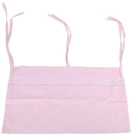 Borsa da appendere per lettino, Organizer per borse per pannolini per neonati Organizzatore della stanza multiuso Portaoggetti sospeso Baby Closet Organizer[49.5cm*28.5cm-rosa]