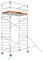 ALX Basic-Line Rollgerüst 75-6,2 Meter Arbeitshöhe - Baugerüst - Innengerüst - Aluminiumgerüst - Malergerüst - Alu Gerüst - Gerüstleiter - Arbeitsgerüst