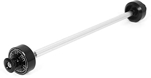 Carretes de brazo oscilante de rueda trasera para Yamaha MT-07 FZ-07 XSR700 2014-2020 Bobinas de soporte de motocicleta Protector de choque de tornillo (negro)