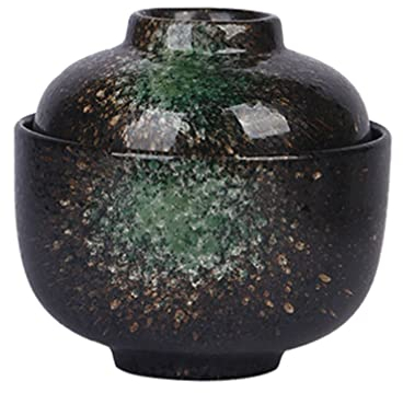 Cabilock Bols de Riz de Style Set Miso Soup Bowl avec Bol de Nouilles de Couvercle pour Les Cuisines Udon Soupe Et Asiatiques