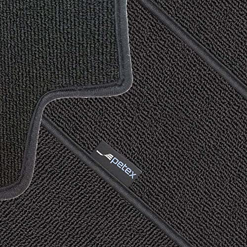PETEX Dance Autoteppich Premium Passform hinten schwarz 3-teilig