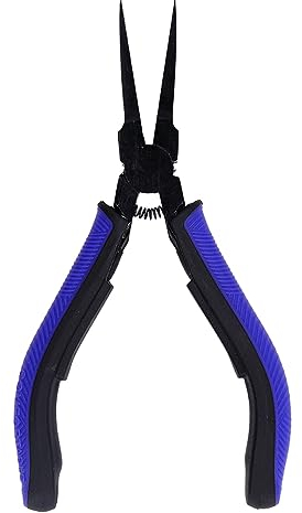 Agatige Pince à Bec Plat, Clip à Bec Long, Pince Professionnelle à Bec Plat, Pinces Plate Sans Dents, Clip Bec Plat Ultra-Mince Pinces Main Bricolage Pour Fabrication Bijoux Travaux Manuels Réparation