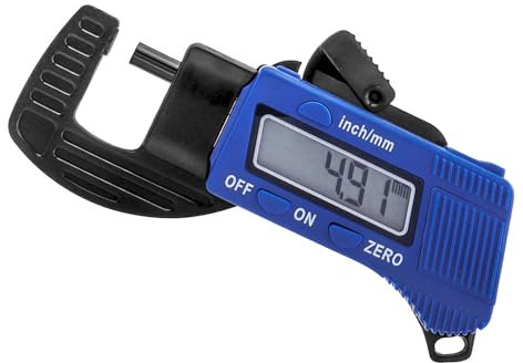 Gasea 0-12mm Digital Thickness Gauge Meter Tester Micrometer Range Caliper Meter Width Measure Tools