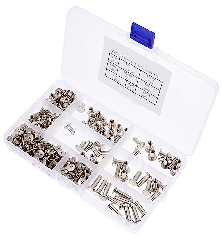 JECOMPRIS Scrapbook-set 220-teilig Fotoalbum-schrauben Scrapbooking-binder-schraube M5 Einfach Anzubringen Und Zu Entfernen