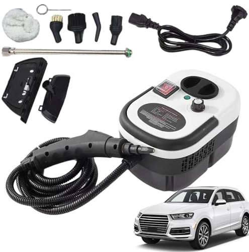 Limpiador a vapor para el hogar | 6 niveles alta presión calentamiento rápido potente 2500 W – Limpiador a vapor manual para fugas y suelos | Para coche, cocina, interiores, ventanas, grasa y suciedad