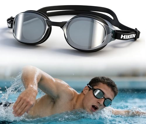 BOOSTEADY Polarised Adult Swimming Goggles|Anti Fog|Custom 3D Seal No Leakage |100% UVA/UVB Protection Design|Comfortable Swim Goggles for Men & Women Teenagers