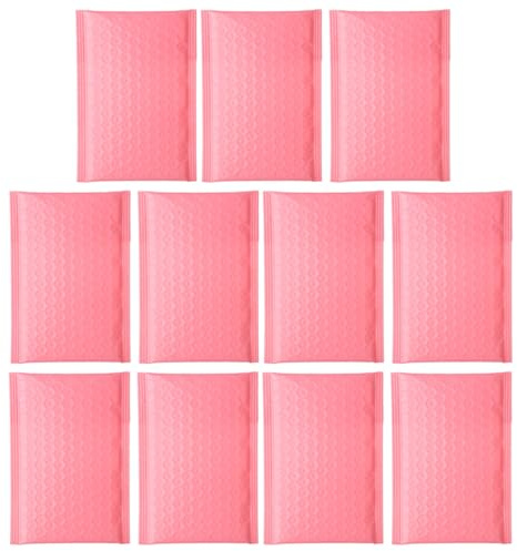 PRETYZOOM Buste Bubble Padded 100 Pezzi Rosa 11X15Cm Sacchetti Imbottiti per Spedizioni Piccole Imprese Accessori Gioielli Autoadesivi