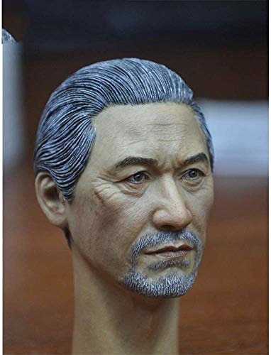ZSMD Männlich 1/6 Mann Mittleren Alters Kopfform Actionfigur Kopfform Für HT VERYCOOL TBLeague Hottoy Play Phicen