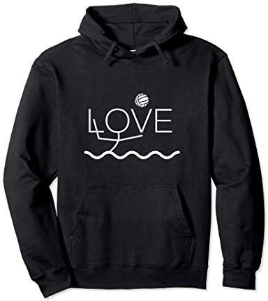 Water Polo Gifts Girls Women Love Pool Sport Pullover Hoodie